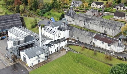 Drone View of Mortlach Distillery