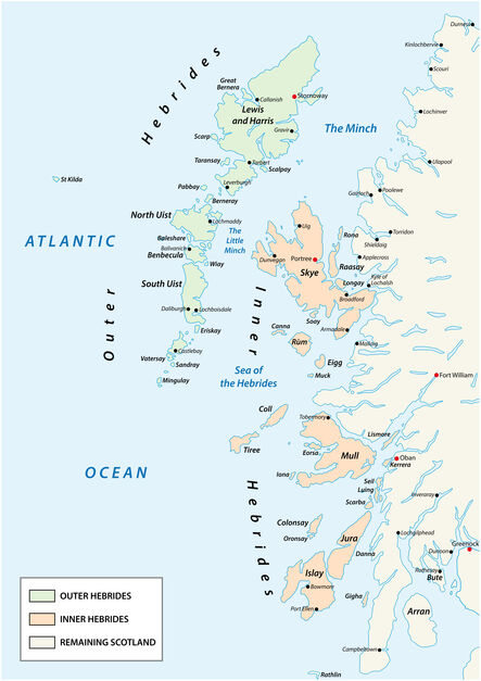 Jura is Situated Between Mainland Scotland and Islay